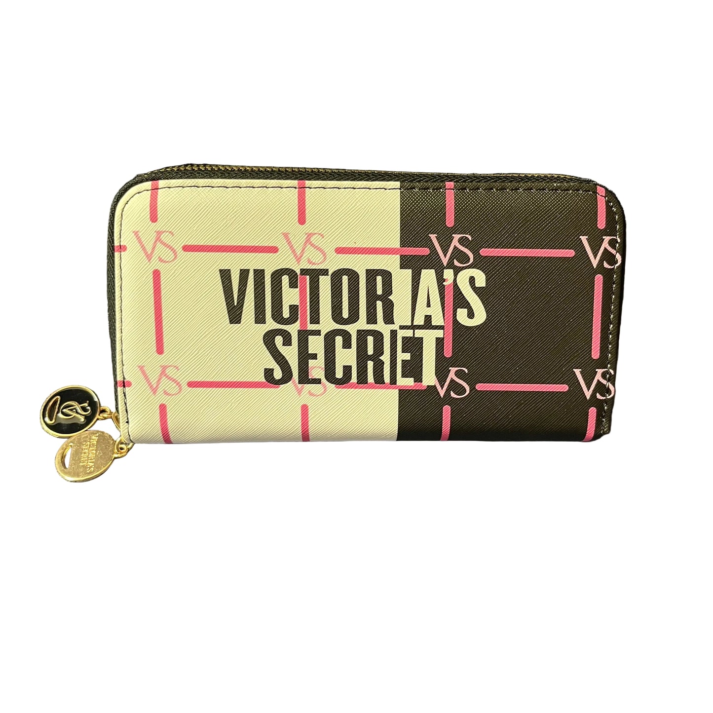 Cartera victoria’s secret negro y blanco