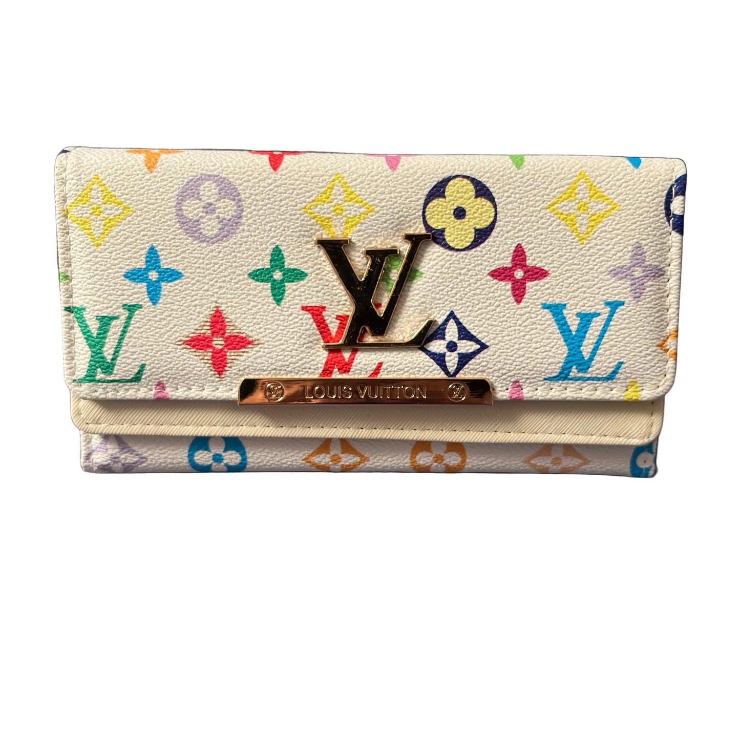 Cartera Lois Vuitton Blanca multicolor