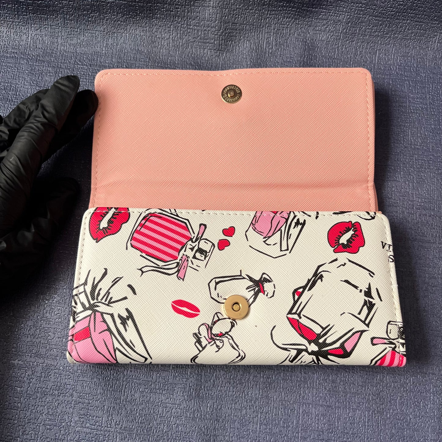 Victoria’s Secret blanca objetos cartera