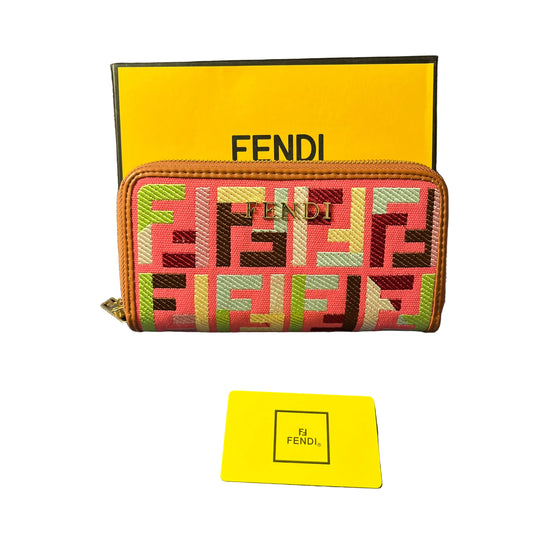 Cartera Fendi rosa multicolor