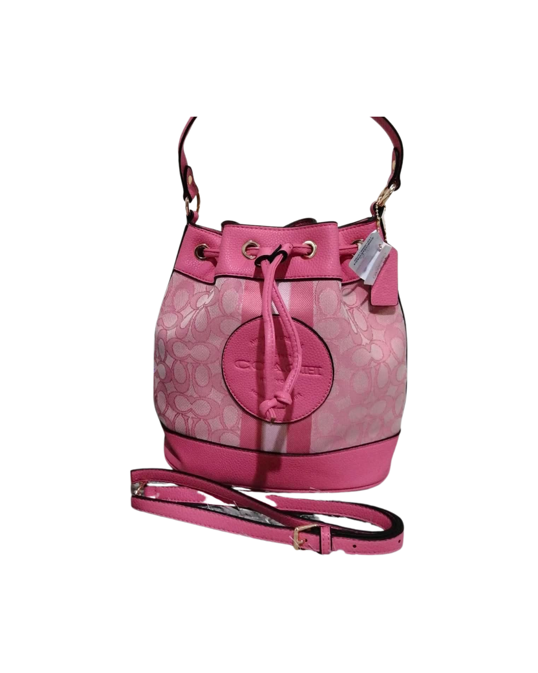 Bolso Bucket Rosa Coach