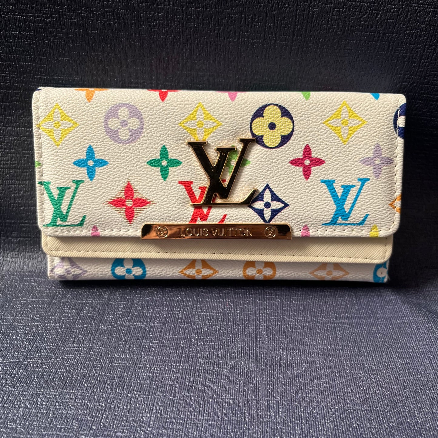 Cartera Lois Vuitton Blanca multicolor